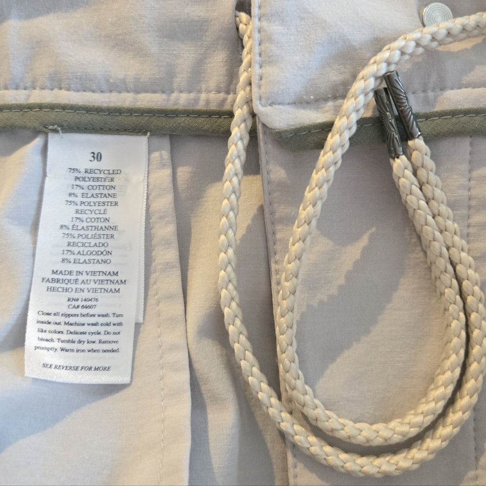 Faherty All Day Gray Belt Loop Drawstring Shorts … - image 8